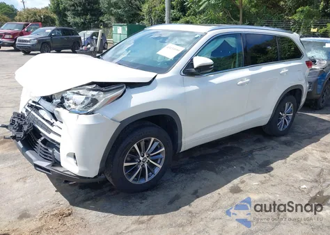 2018 Toyota Highlander Xle из США, поврежденный, VIN 5TDKZRFH6JS541567